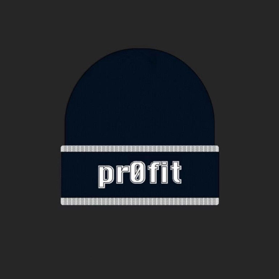 Navy Oval Beanie